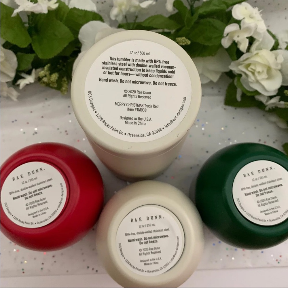 Rae Dunn Christmas Tumblers - Picture 4 of 9